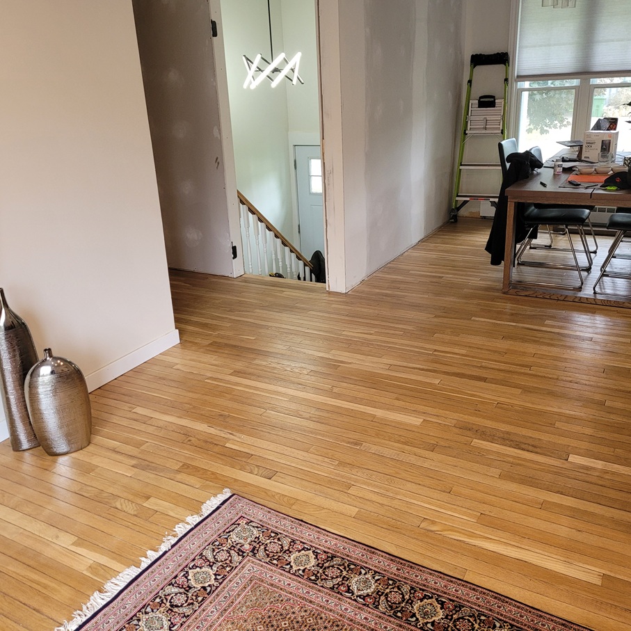 Vivid View Construction hardwood flooring renovation